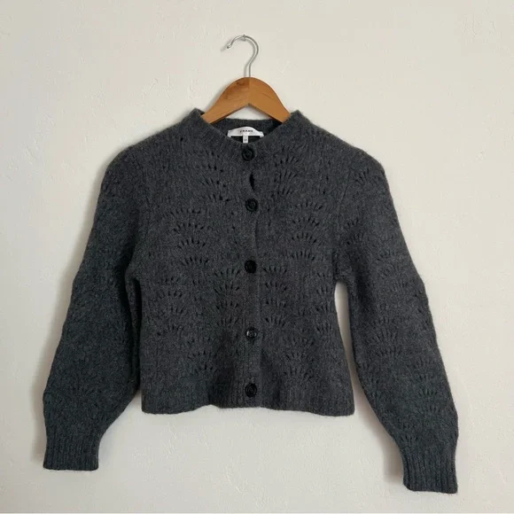 Frame Textured Stitch Cardigan - Picture 2 of 6